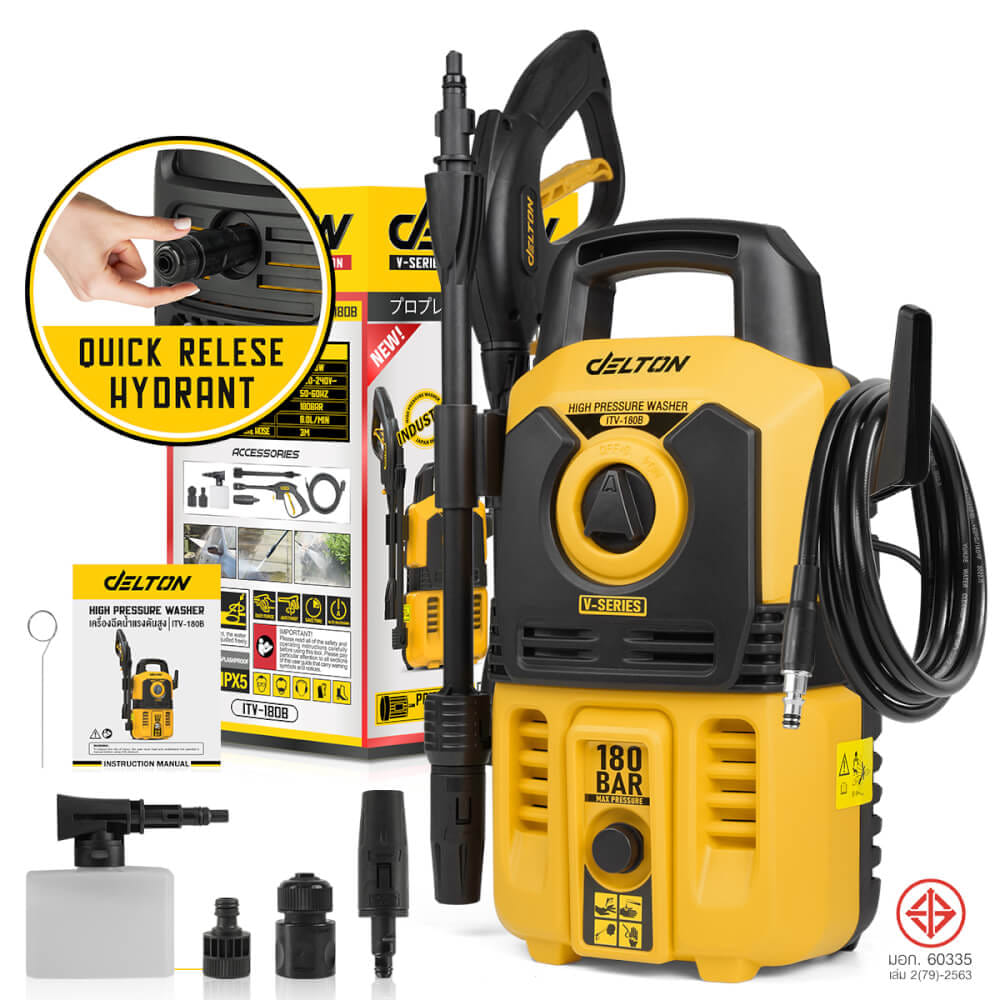 เครื่องฉีดน้ำแรงดันสูง DELTON รุ่น ITV-180B 180 บาร์ 2200 วัตต์_10